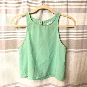 Tobi Teal Green Women's Crop Top Small
